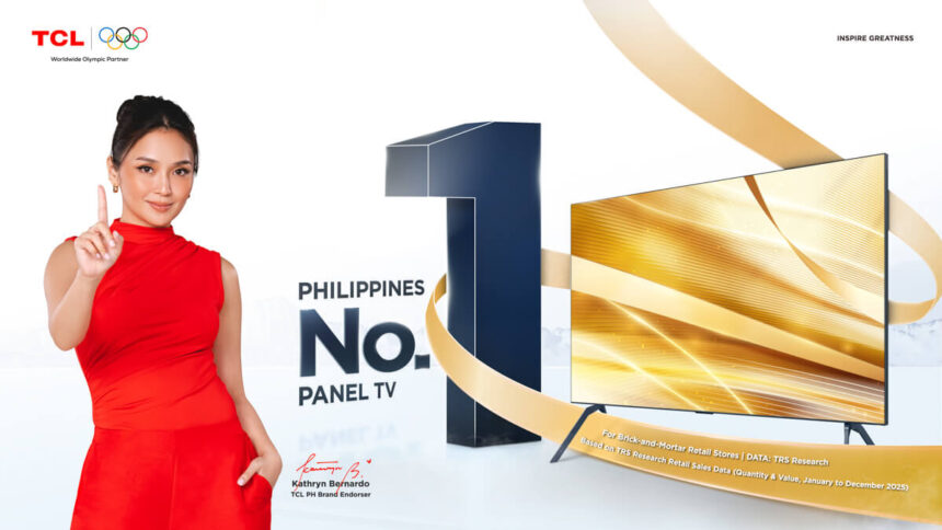 TCL Named No 1 Panel TV Brand in the Philippines for Third Consecutive Year