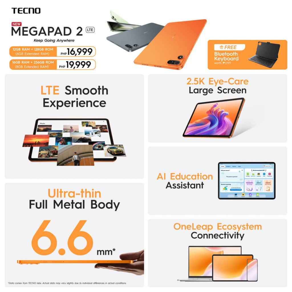 TECNO MEGAPAD 2 Launches in the Philippines