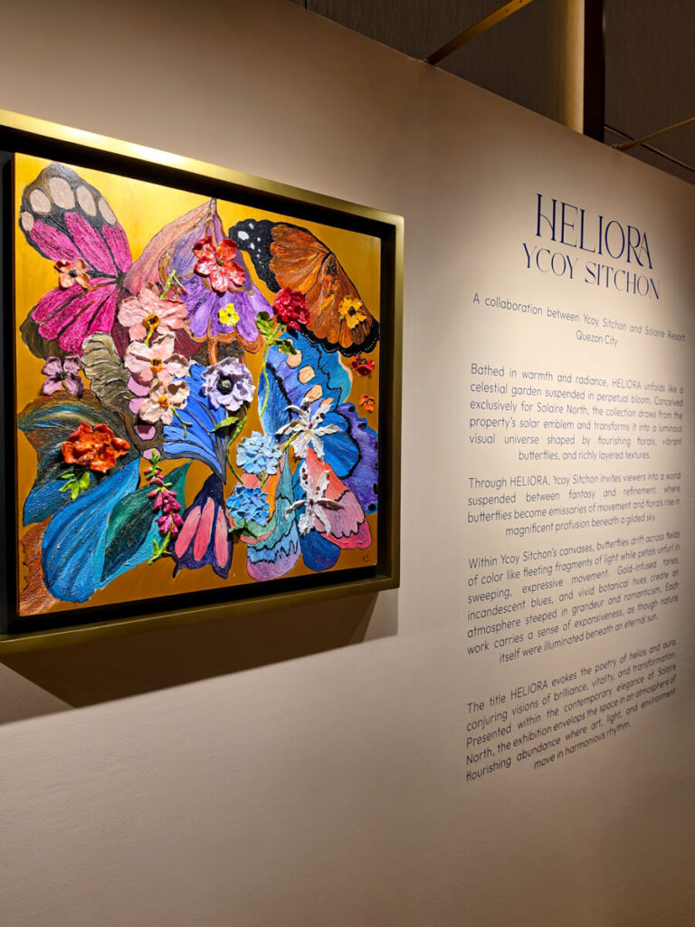 Ycoy Sitchon Unveils Heliora Art Exhibit at Solaire North