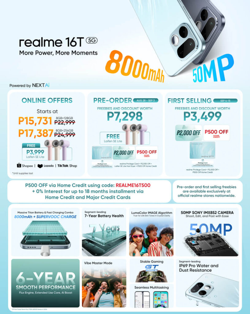 realme 16T 5G Officially Launches in the Philippines