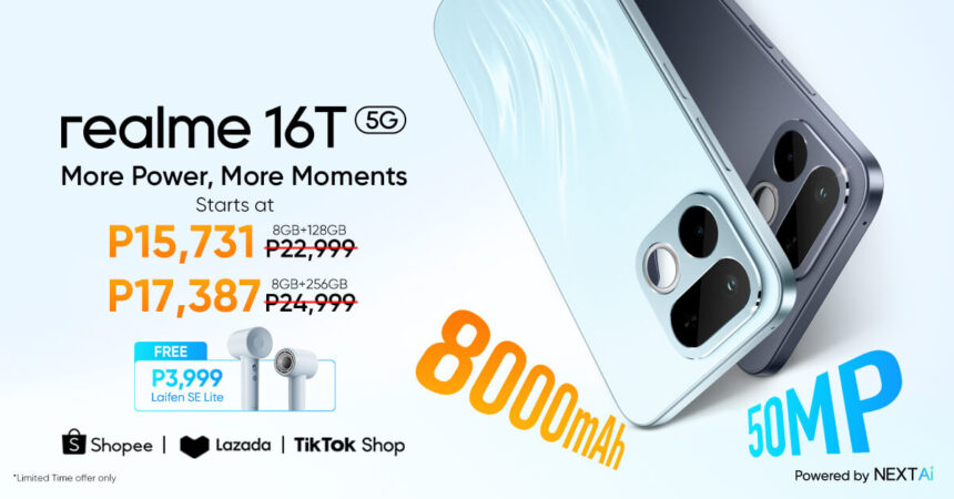 realme 16T 5G Officially Launches in the Philippines