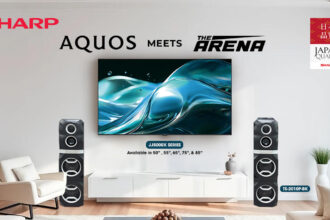SHARP Philippines Unveils AQUOS JJ5000X 4K Google TV and THE ARENA Tower Speaker