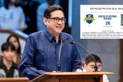 Bam Aquino Urges BIR to Delay Registration Seal Badge Requirement for Online Businesses