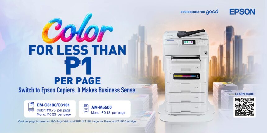 Epson Heat-Free Technology Helps Businesses Cut Printing Costs and Improve Efficiency