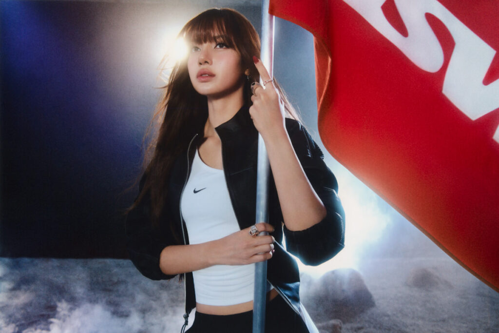 LISA Stars in Nike Sportswear Moon Shoe Campaign