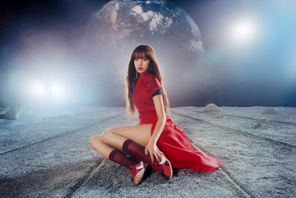 LISA Stars in Nike Sportswear Moon Shoe Campaign