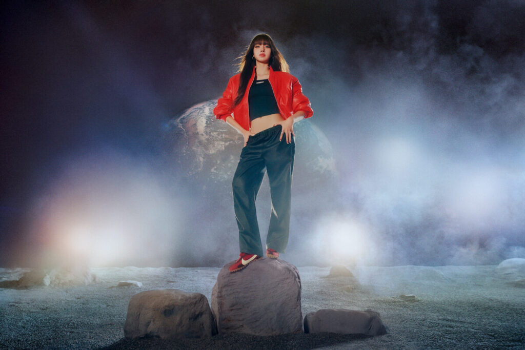 LISA Stars in Nike Sportswear Moon Shoe Campaign