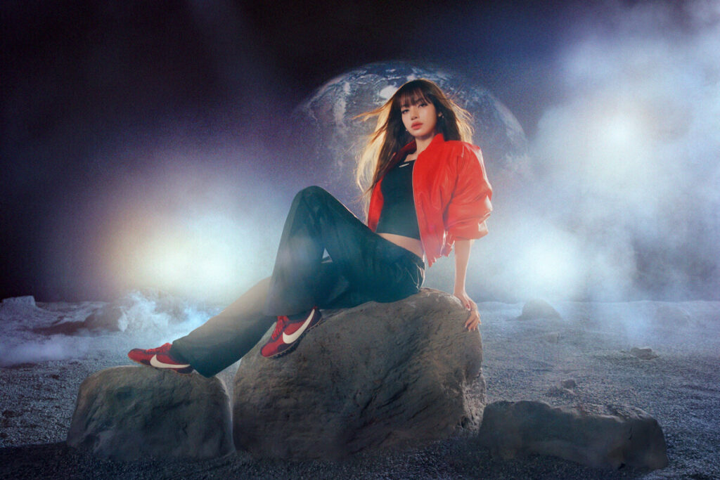 LISA Stars in Nike Sportswear Moon Shoe Campaign