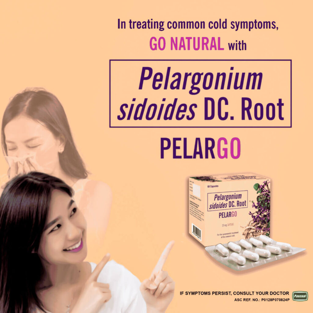 PelarGo for the natural relief from common colds