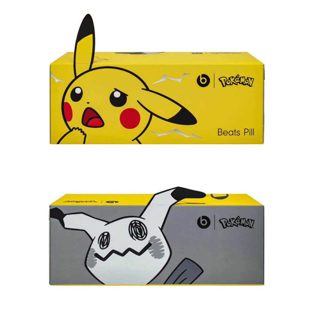 Pokémon x Beats Pill Featuring Pikachu and Mimikyu