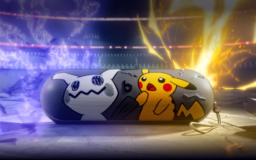 Pokémon x Beats Pill Featuring Pikachu and Mimikyu