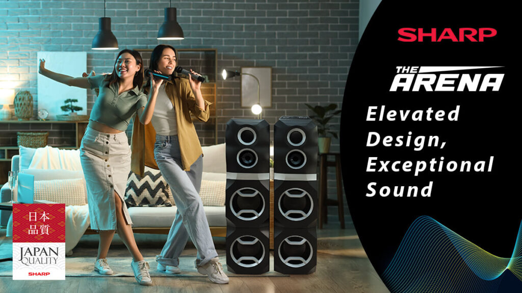 SHARP Philippines Unveils AQUOS JJ5000X 4K Google TV and THE ARENA Tower Speaker