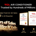 TCL Air Conditioner Showcases Smart Blue Wing AI Technology