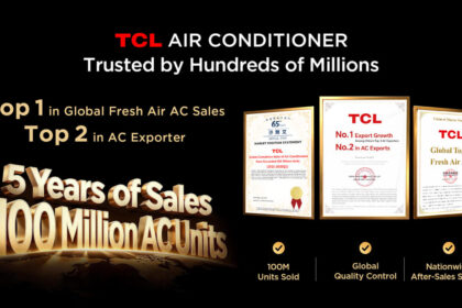 TCL Air Conditioner Showcases Smart Blue Wing AI Technology