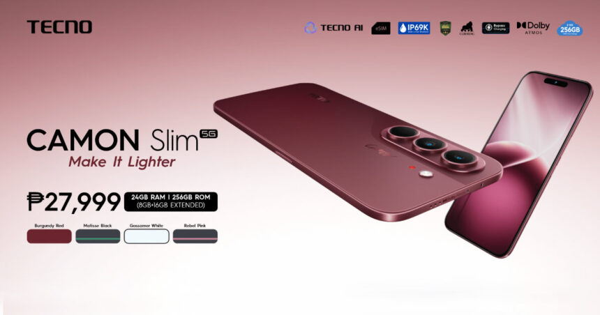 TECNO CAMON Slim 5G Now Available for Pre-Order